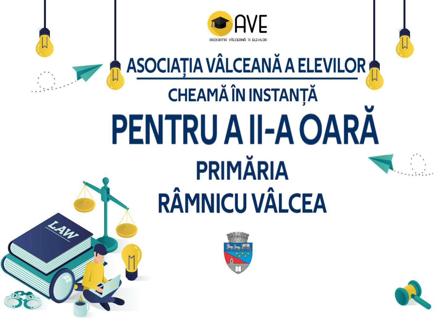 AVE da in judecata pentru a doua oara Primaria Ramnicu ValcEA